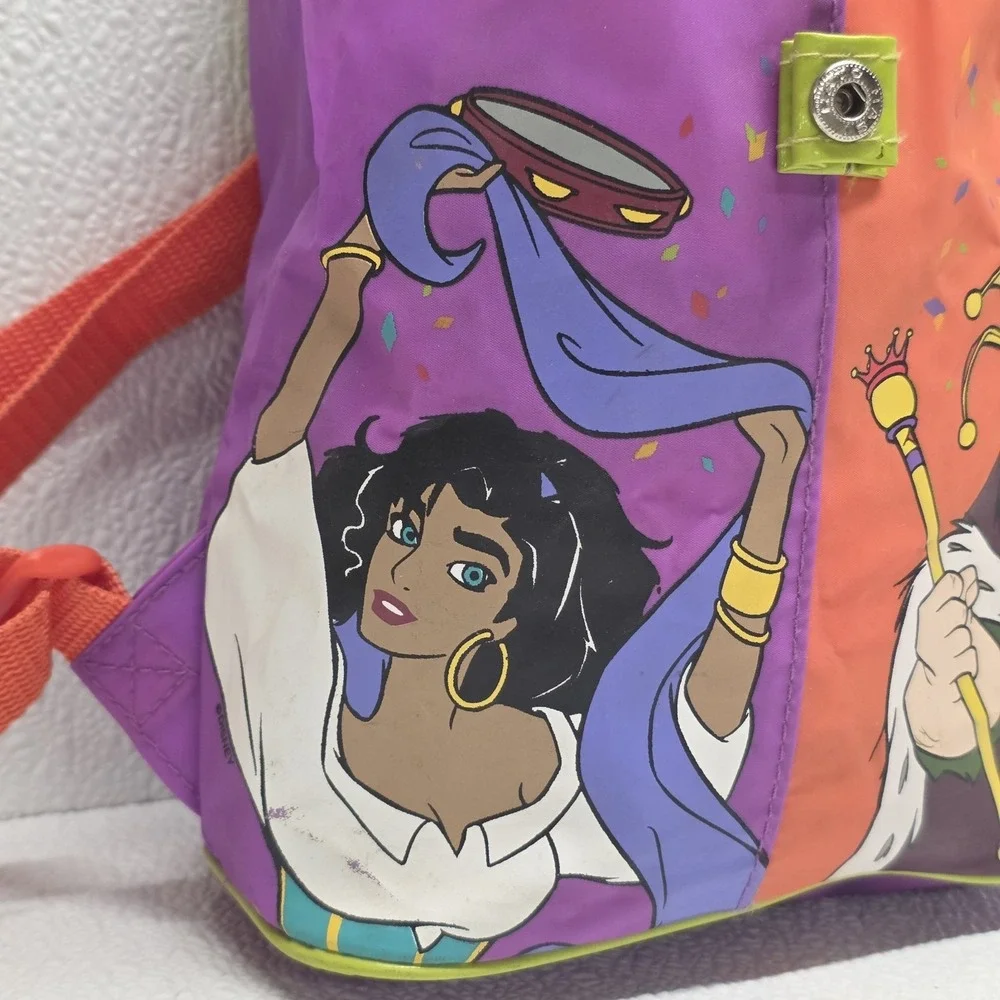 Vintage Walt Disney Hunchback of Notre Dame Kids Mini Backpack Bag